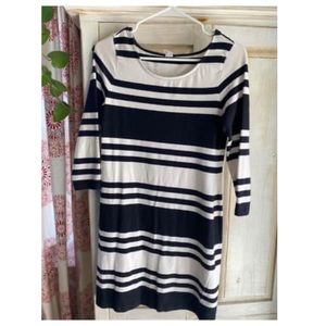 Old Navy comfy, fitted size SMALL striped dress